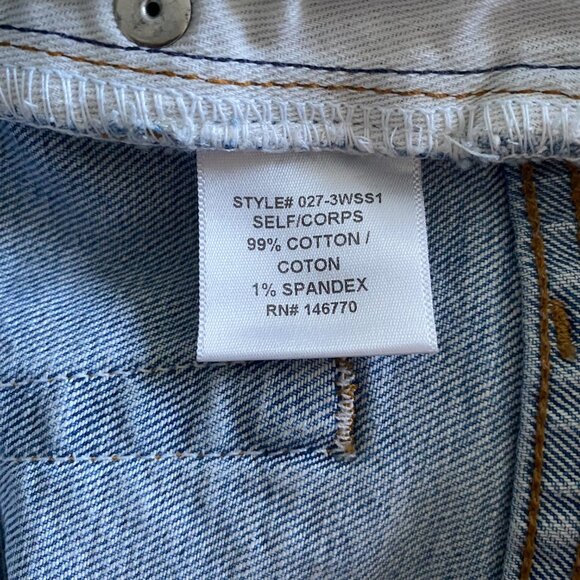 Re/Done Originals Straight Skinny Jeans Light Wash - Picture 16 of 16